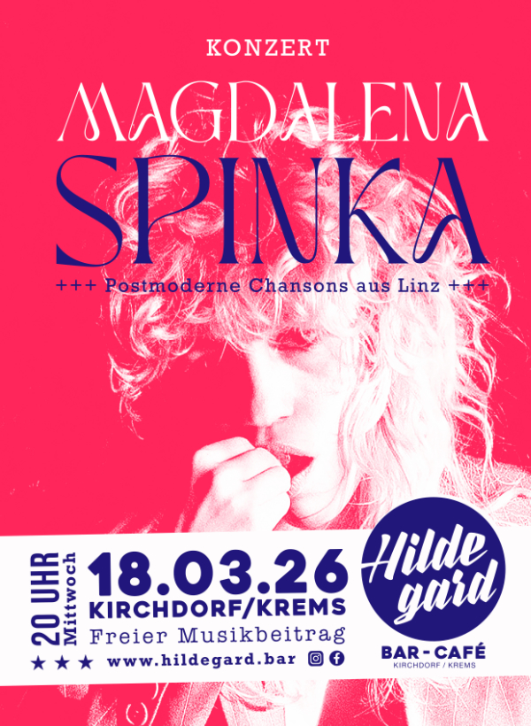 KONZERT  Magdalena Spinka  +++ Postmoderne Chansons aus Linz +++