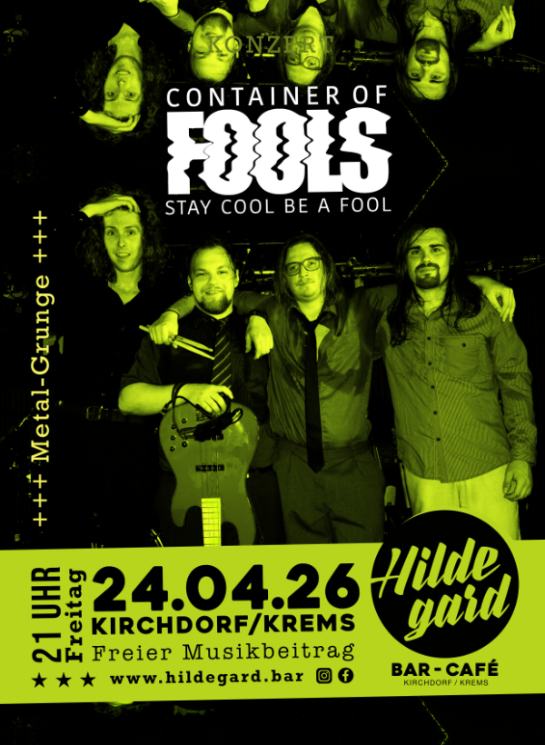 KONZERT  Container of Fools +++ Metal Grunge +++