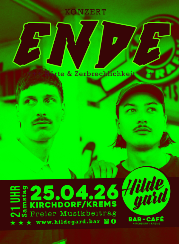 KONZERT  Ende  +++ Härte & Zerbrechlichkeit +++